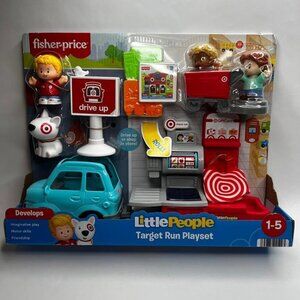 BRAND NEW Fisher Price Little People Target Run Playset
